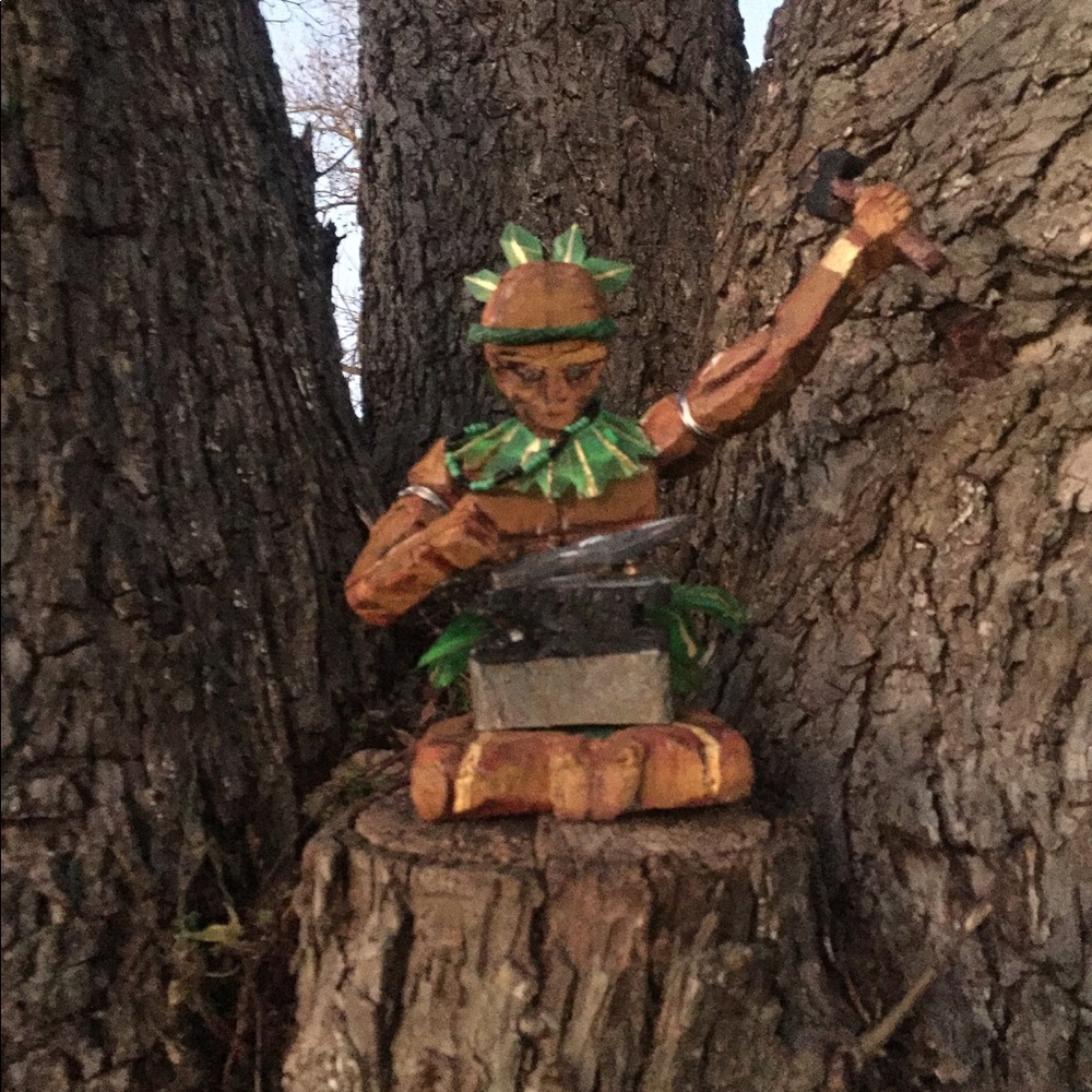 Custom Oggun / Ogun Orisha Statue